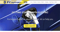 Desktop Screenshot of evsupport.com