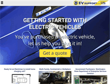 Tablet Screenshot of evsupport.com